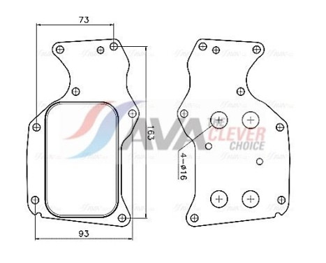 Oil cooler, engine oil