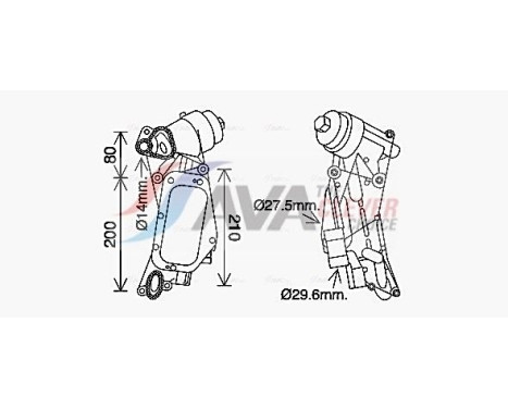 Oil Cooler, engine oil