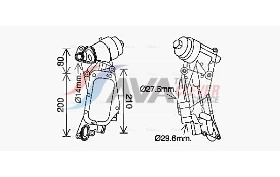 Oil Cooler, engine oil
