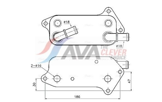 Oil cooler, engine oil