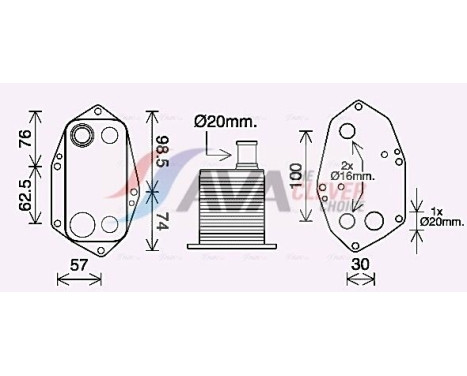 Oil Cooler, engine oil