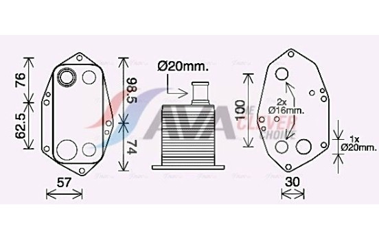 Oil Cooler, engine oil