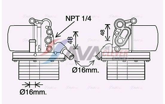 Oil Cooler, engine oil