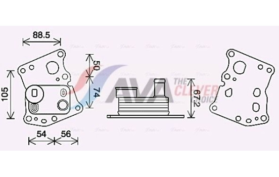 Oil Cooler, engine oil