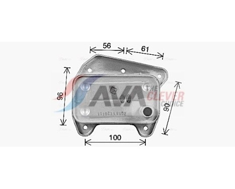 Oil Cooler, engine oil, Image 3
