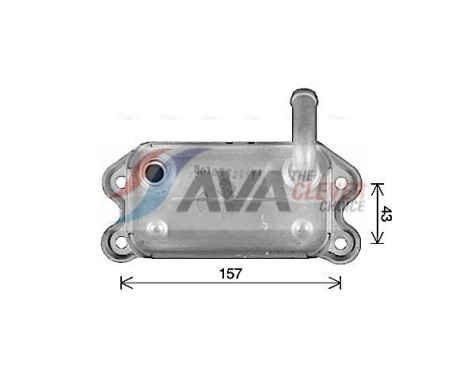 Oil Cooler, engine oil, Image 3