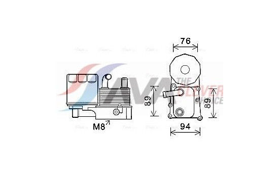 Oil Cooler, engine oil