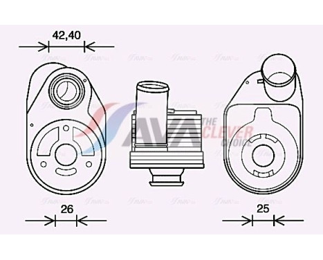 Oil Cooler, engine oil