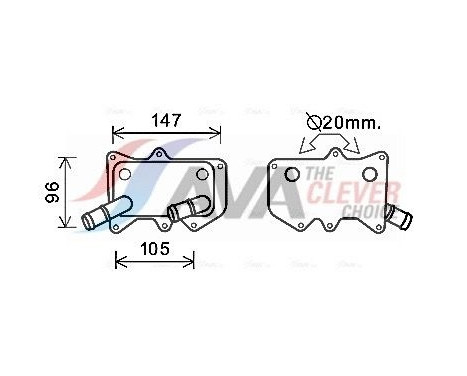 Oil Cooler, engine oil