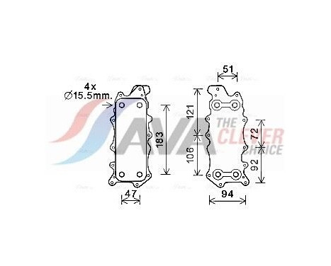 Oil Cooler, engine oil