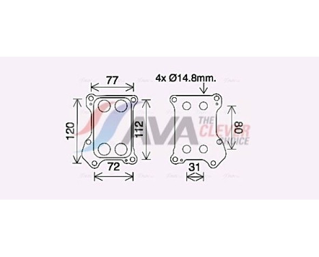 Oil Cooler, engine oil
