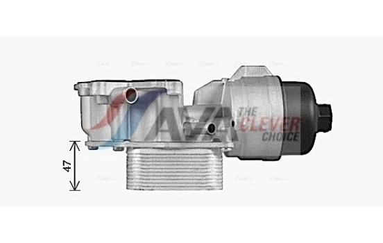 Oil Cooler, engine oil, Image 2