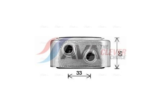Oil Cooler, engine oil, Image 2