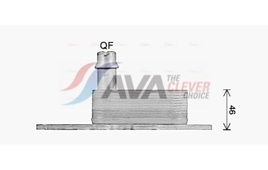 Oil Cooler, engine oil, Image 2