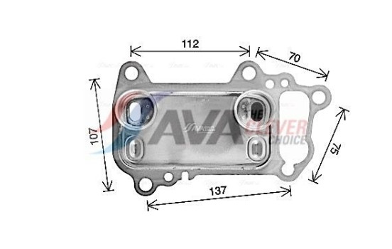 Oil Cooler, engine oil, Image 3