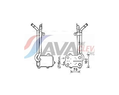 Oil Cooler, engine oil