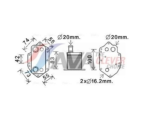 Oil Cooler, engine oil