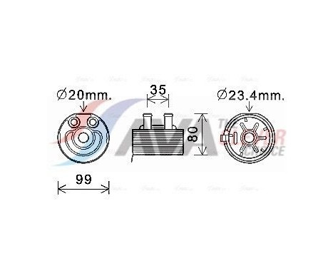 Oil Cooler, engine oil