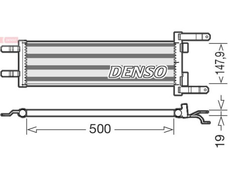 Oil cooler, engine oil