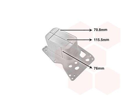 OIL COOLER FOR ENGINE 06013718 International Radiators