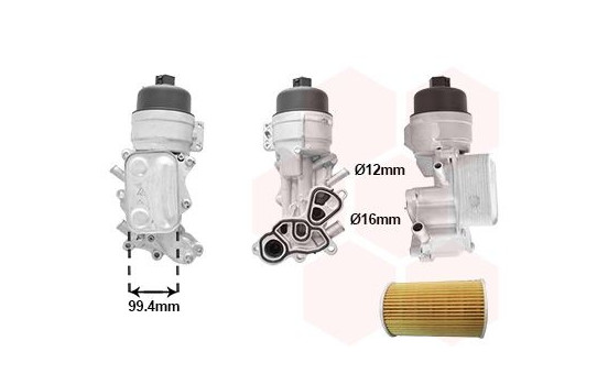 OIL COOLER FOR ENGINE 40013702 International Radiators