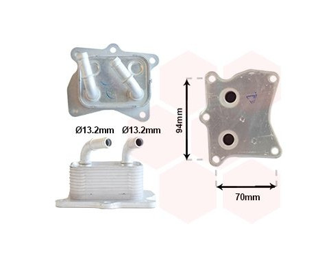 OIL COOLER FOR ENGINE 82013705 International Radiators