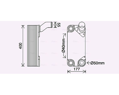 Oil cooler, retarder