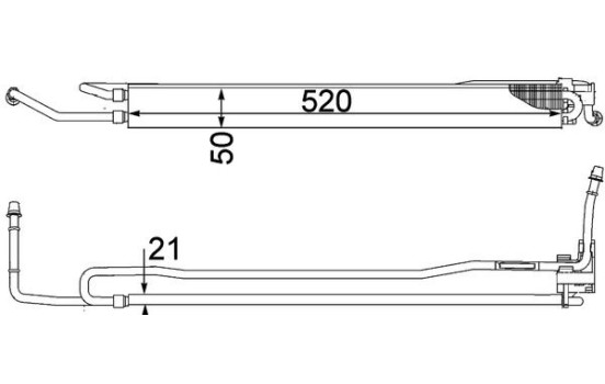 Oil Cooler, steering system BEHR *** PREMIUM LINE ***