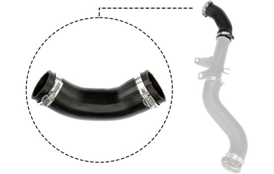 charge air hose 09-1427 Gates, Image 2
