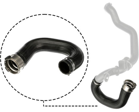 Charger Air Hose 09-1392 Gates, Image 2