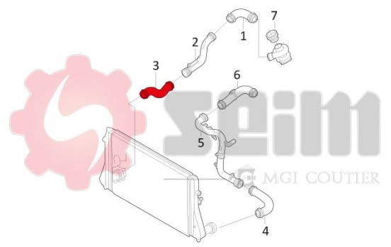 Charger Air Hose, Image 2