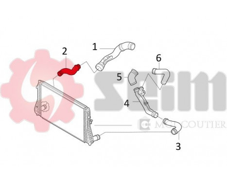 Charger Air Hose, Image 5