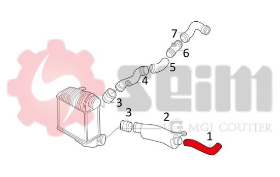 Charger Air Hose, Image 3