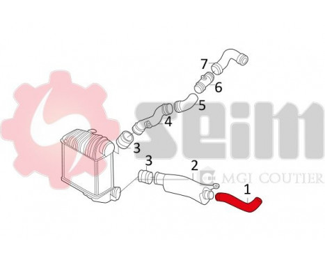 Charger Air Hose, Image 2