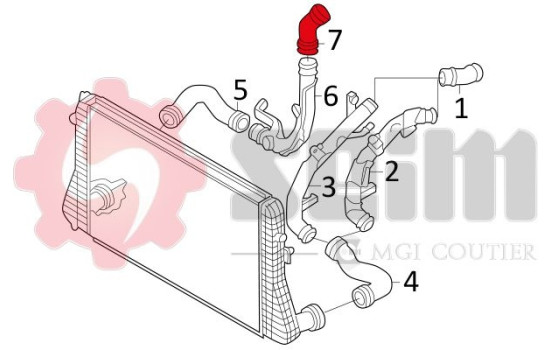 Charger Air Hose, Image 4