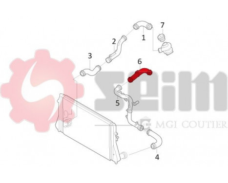 Charger Air Hose, Image 2