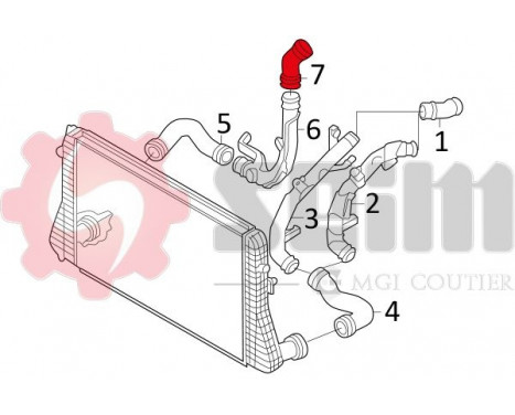 Charger Air Hose, Image 6