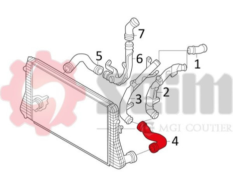 Charger Air Hose, Image 5