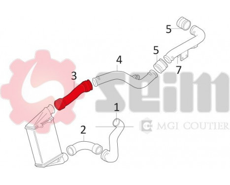 Charger Air Hose, Image 3