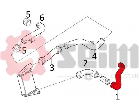 Charger Air Hose, Image 5