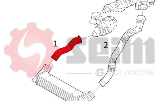 Charger Air Hose, Image 2