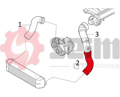 Charger Air Hose, Image 3