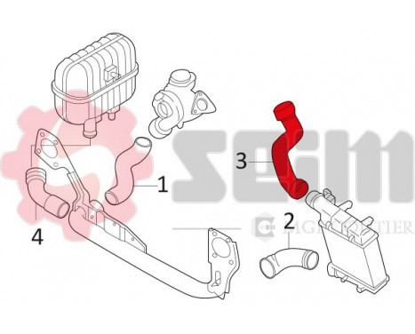 Charger Air Hose, Image 2