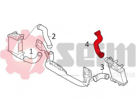 Charger Air Hose, Image 3