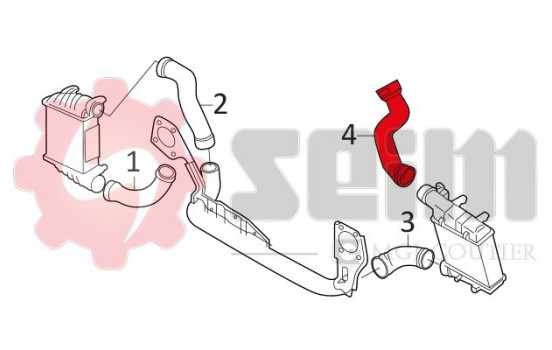 Charger Air Hose, Image 3