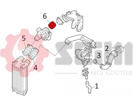 Charger Air Hose, Image 3