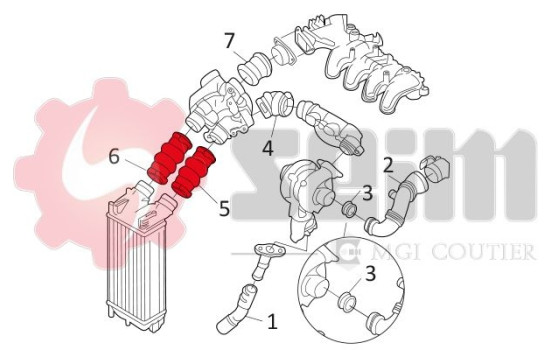 Charger Air Hose, Image 3