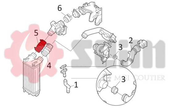 Charger Air Hose, Image 3