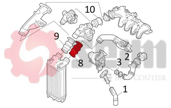Charger Air Hose, Image 4