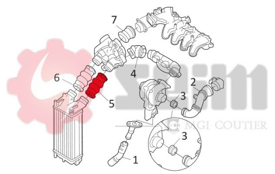 Charger Air Hose, Image 5